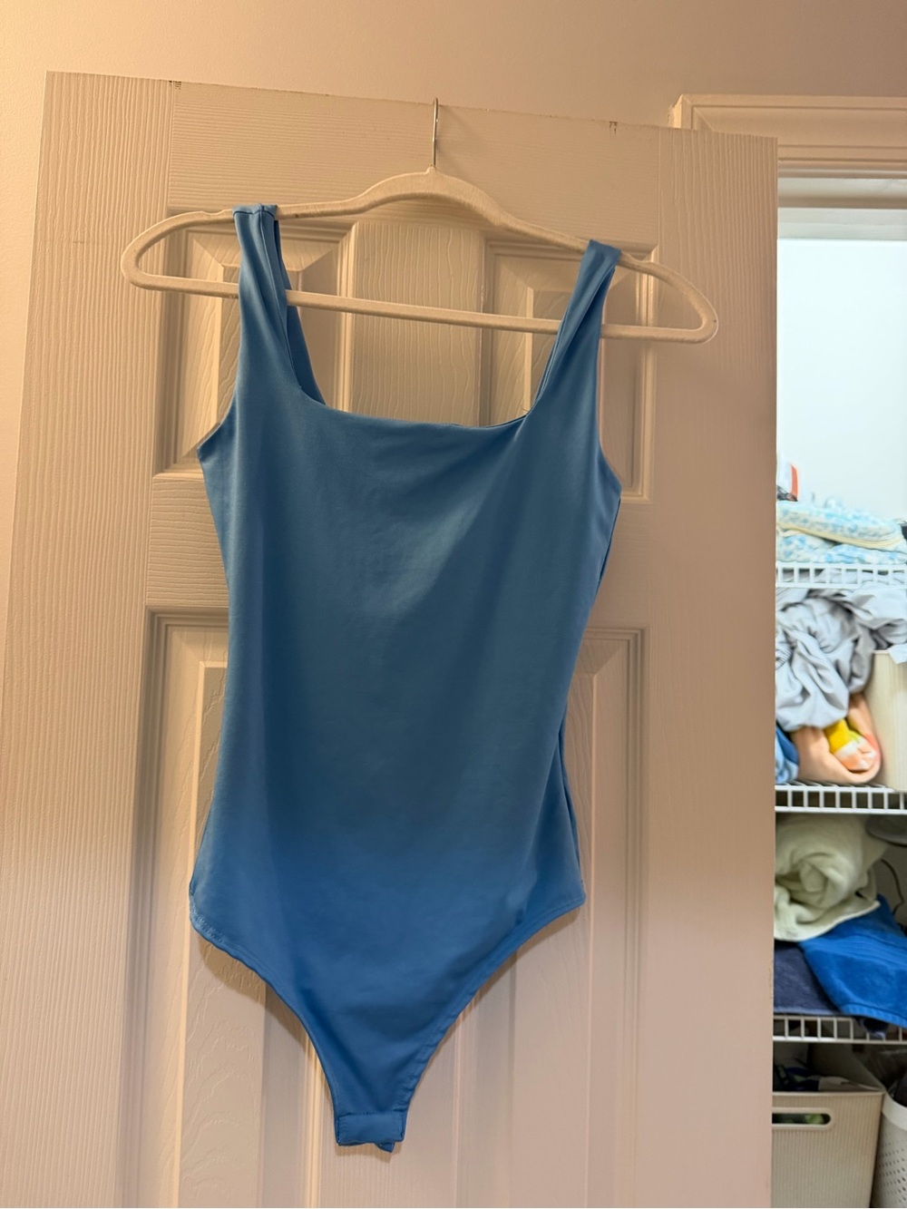 Classic Blue Kids One-Piece Swimsuit